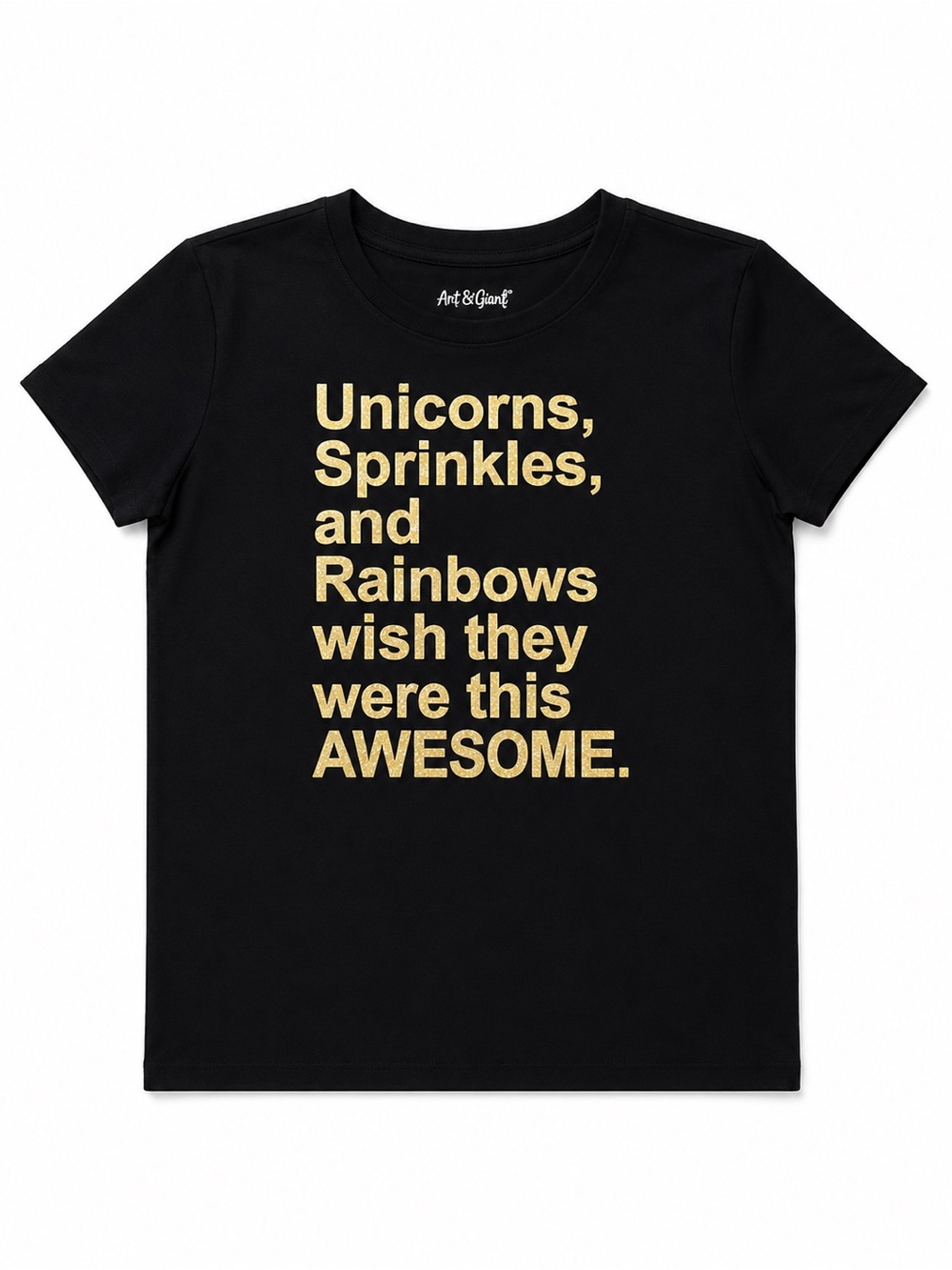 Cat & Jack “Unicorns, Sprinkles & Rainbows” Graphic Tee | Girls L 10/12